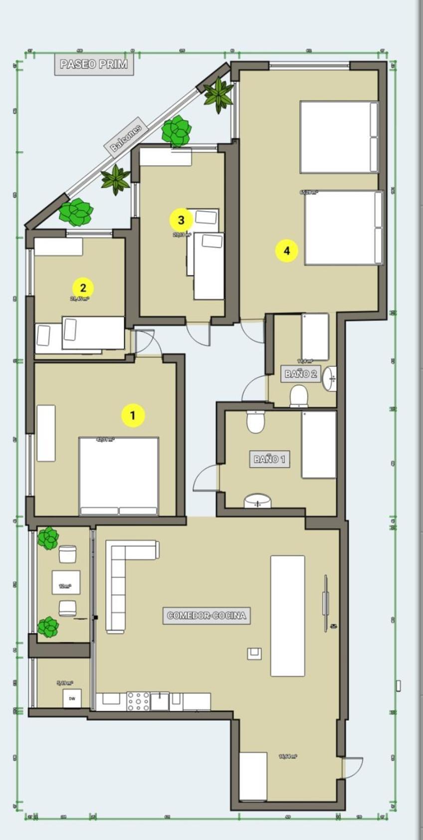 Tarragonaapartments Prim 350 Reus Exterior photo